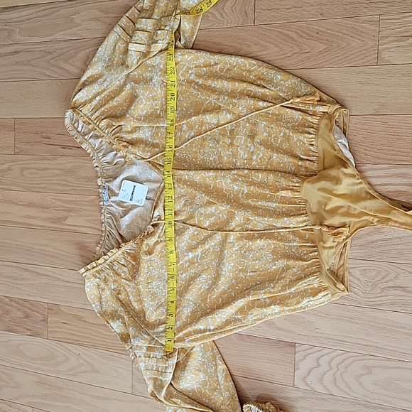 Free People All Tucks Printed Bodysuit - Picture 9 of 14